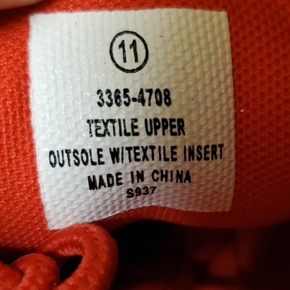 Citi Steps Women's Red Knit Lace Up Sneaker SZ 11 - Picture 8 of 10